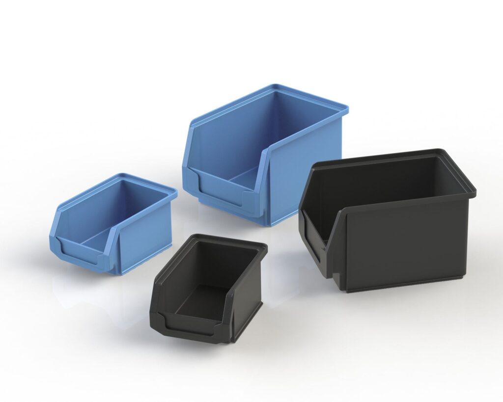 PEK3 Easytube Plastic Accessories Open Fronted Storage Boxes