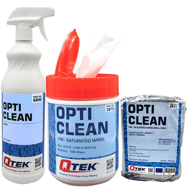 Opti Clean Tücher und Spray